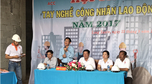 Hội thi nghề công nhân xây dựng Công ty, năm 2017